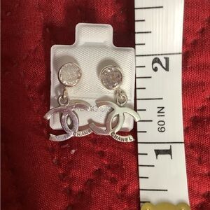 925Silver Earrings with Crystal Accents